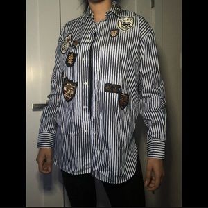 Polo Ralph Lauren women’s shirt patchwork